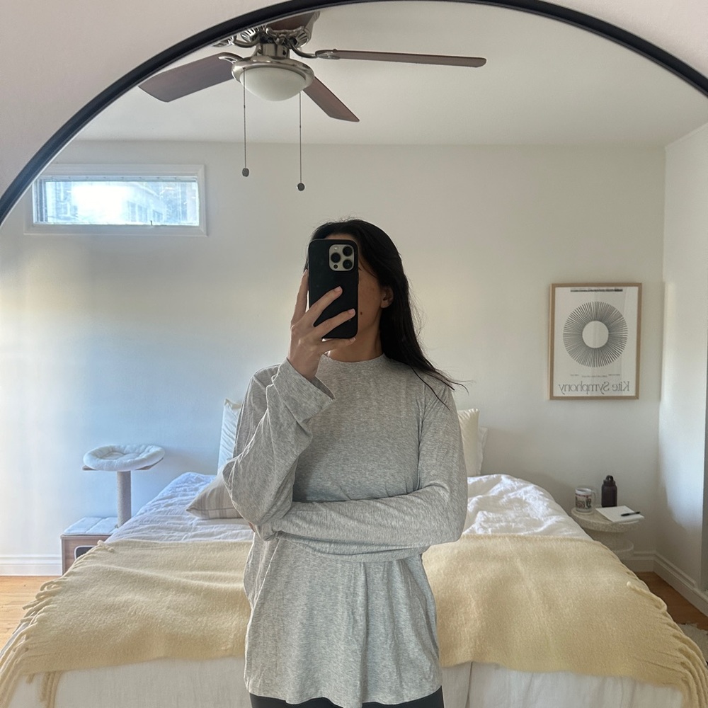 SKIMS Longsleeve Boyfriend Tee